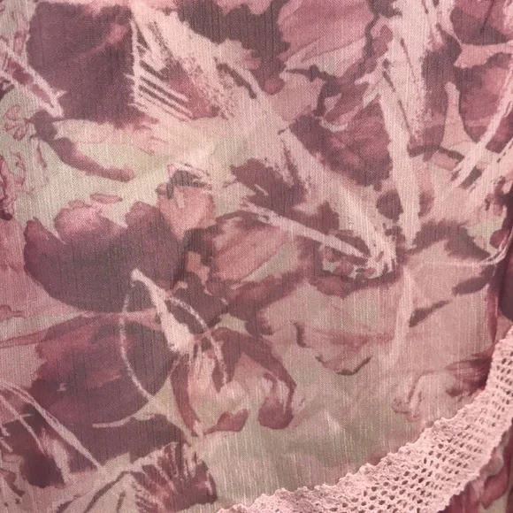 Stevie May Mauve/Cream Floral Dress - Size Women's Small - Picture 5 of 8